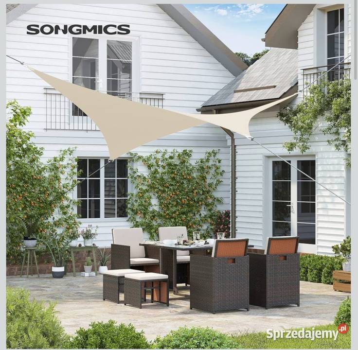 żagiel przeciwsłoneczny 5x5 m HDPE oddychający lubuskie Gorzów Wielkopolski