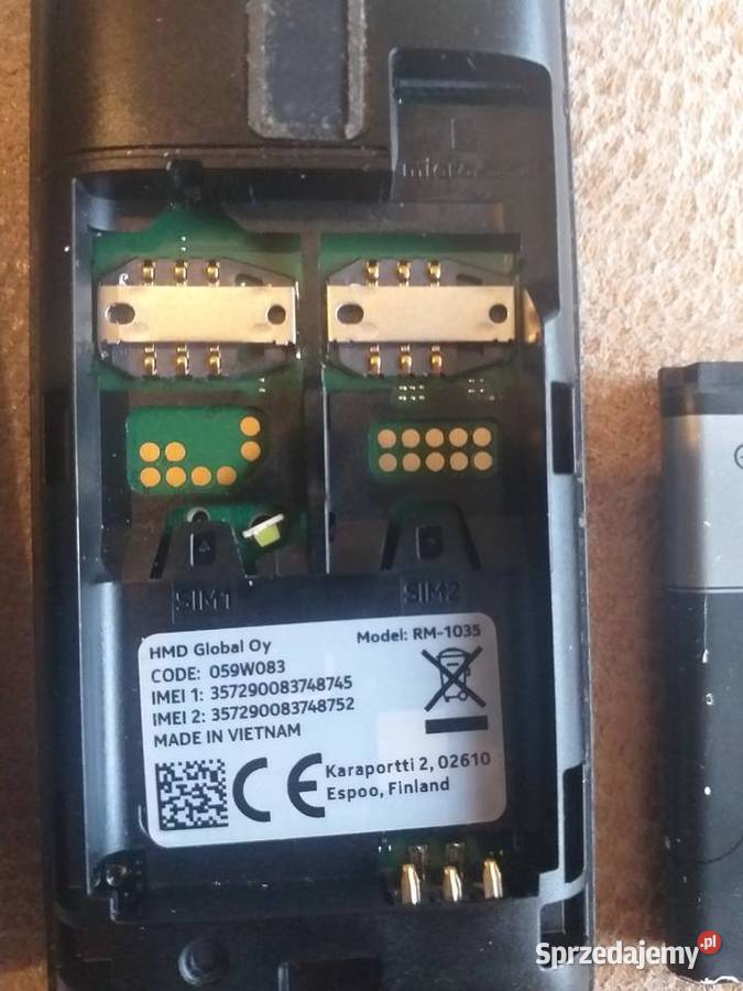 nokia rm1035 telefon rm 1035 dualsim świętokrzyskie Sandomierz