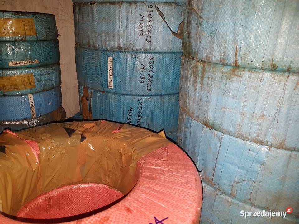 Łożyska baryłkowe 23068 KC3 MW33 340x520x133 sprzedam