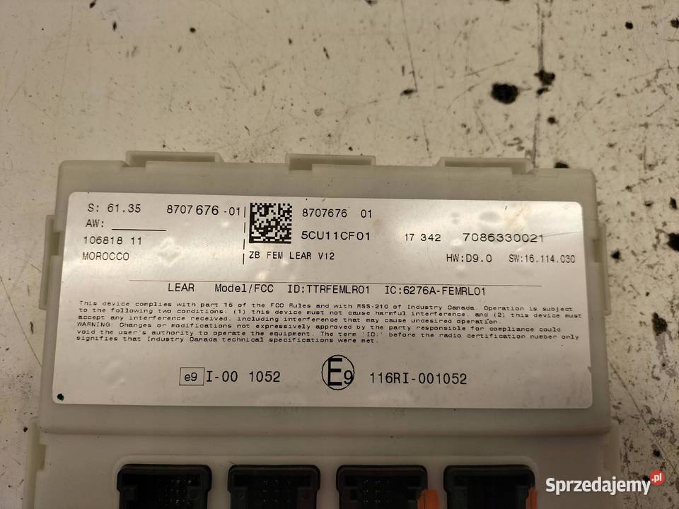 MODUŁ 8707676 Bmw Seria 3 VI 2011 2018 F31