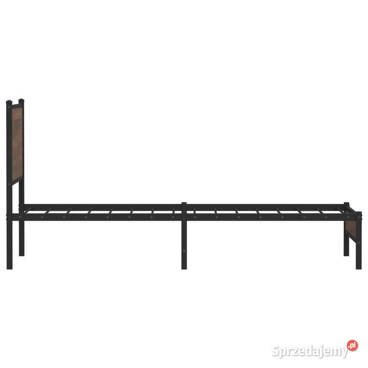 Łóżko Czarne Metalowe Rama Łóżka Metalowa Ze 207cm mazowieckie