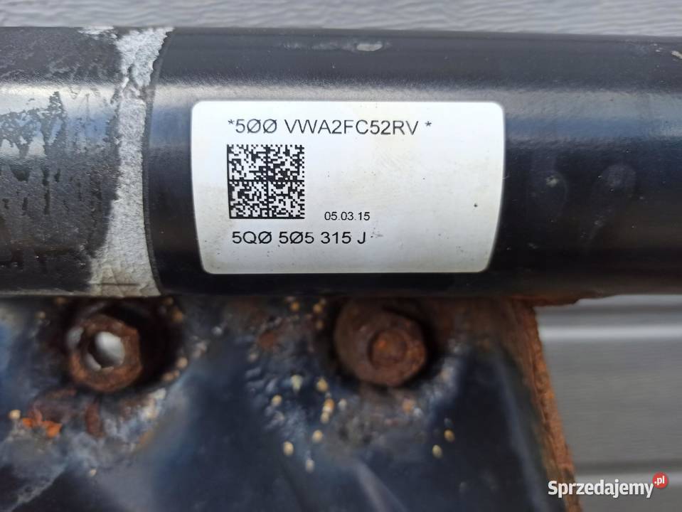 A3 CABRIO BELKA ZAWIESZENIA TYŁ AUDI 5Q0505315J Wzmocnienia, belki i wsporniki