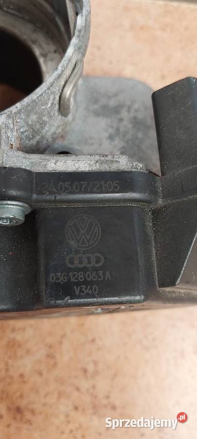Przepustnica BMM VW AUDI SKODA SEAT 03G128063A Silniki i osprzęt Szczecin