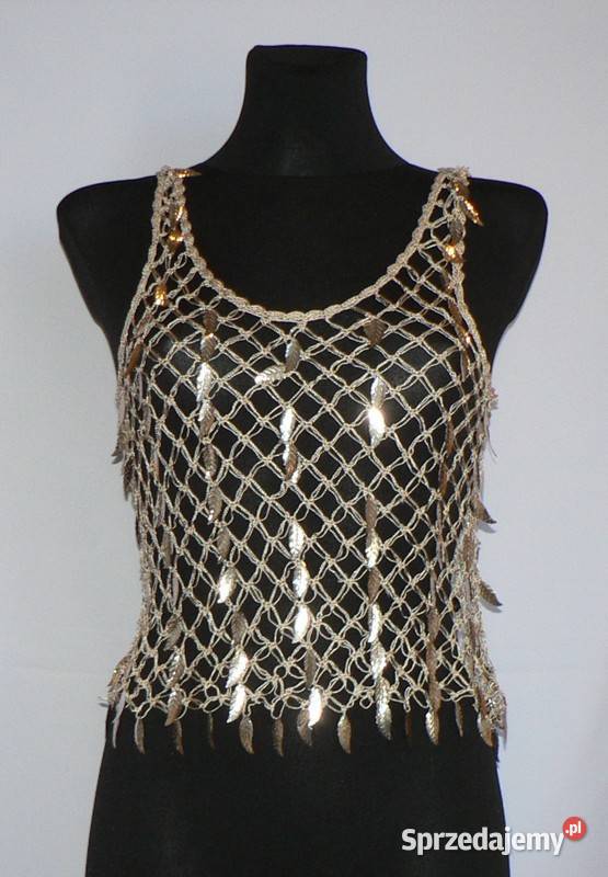 seksowny TOP siatkanowy XS S Łódź