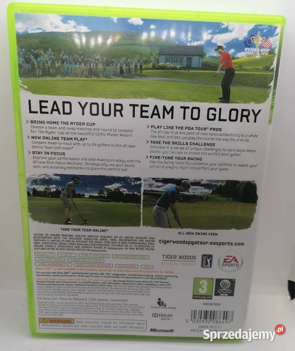 Gra Tiger Woods PGA Tour 11 Xbox 360 Elbląg