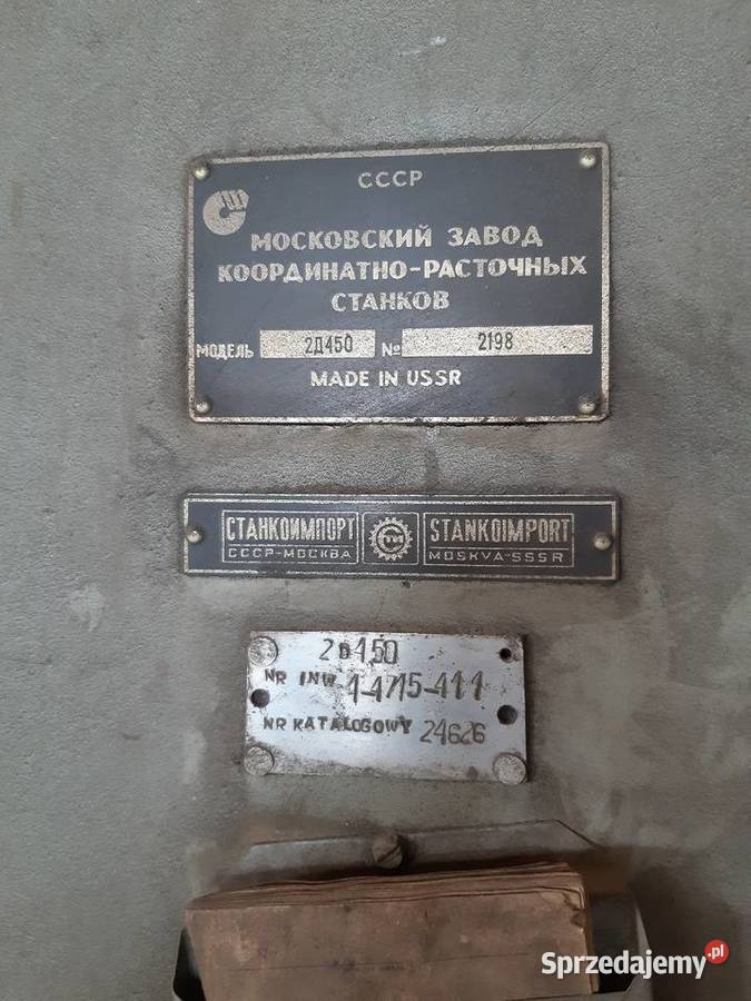 Wiertarka współrzędnościowa 2D450 Rogóźno sprzedam