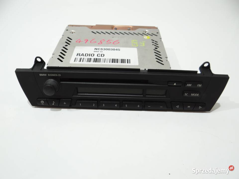 RADIO RADIOODTWARZACZ BUSINESS CD BMW X3 E83 LCI Strzyżewice