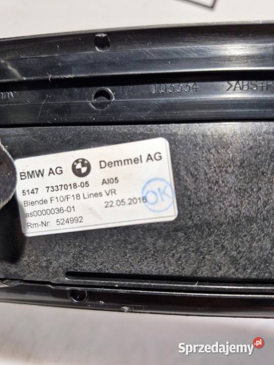 BMW F10 F11 NAKŁADKA LISTWA PROGOWA PRAWA PRZÓD dolnośląskie sprzedam