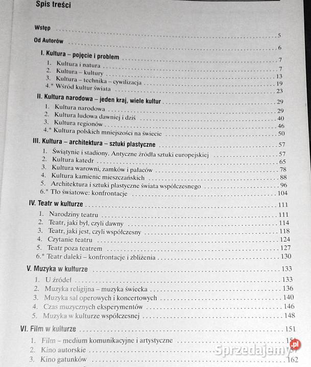 Wiedza o kulturze Liceum i technikum Kultura i Podręczniki Chełm sprzedam