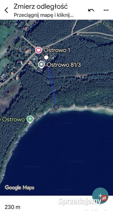 Ostrowo dom działka 230 m do jeziora Powidzkiego wielkopolskie