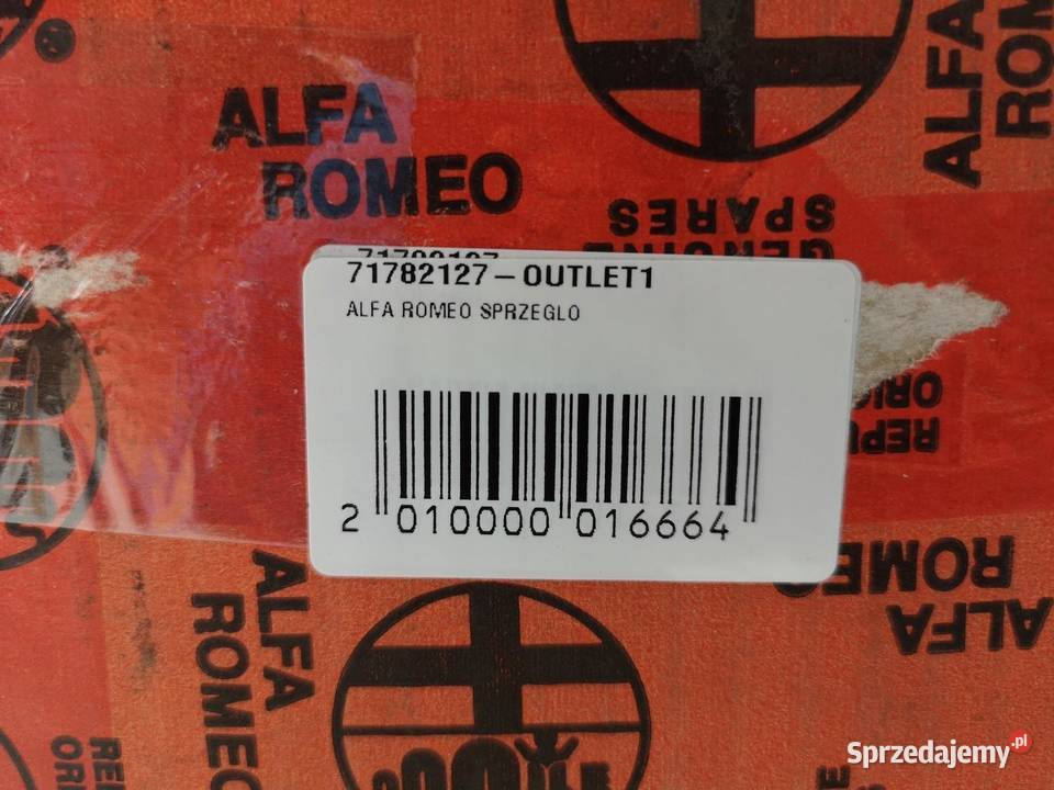 ZESTAW SPRZĘGŁA ALFA ROMEO 147 19 JTD 2010 NOWY