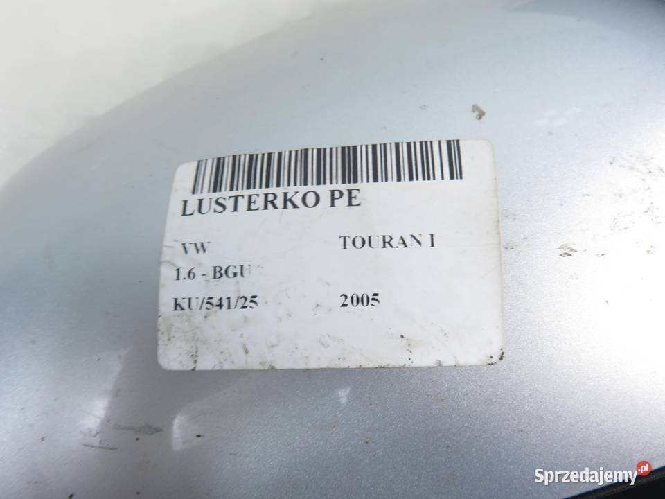 LUSTERKO PRAWE VW TOURAN I LA7W