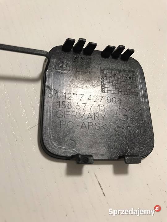 BMW 3 G21 zaślepka haka zderzak tył 51127427964 Części podkarpackie