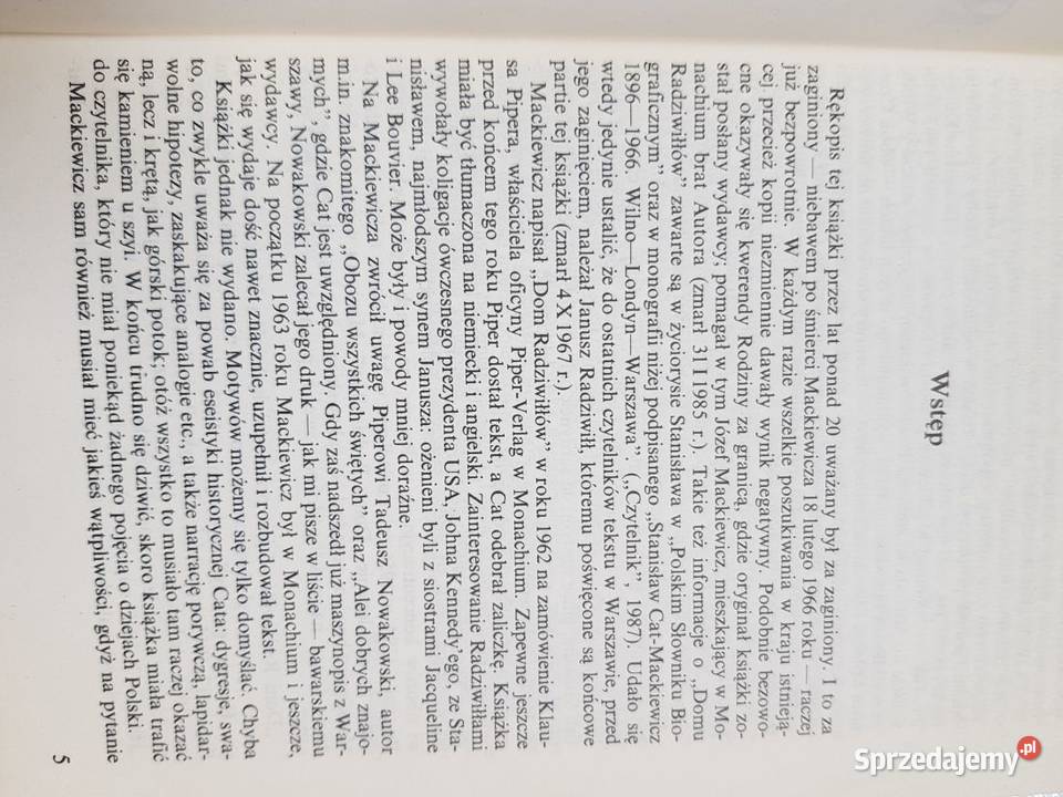 Dom Radziwiłłów Stanisław Mackiewicz Kielce sprzedam