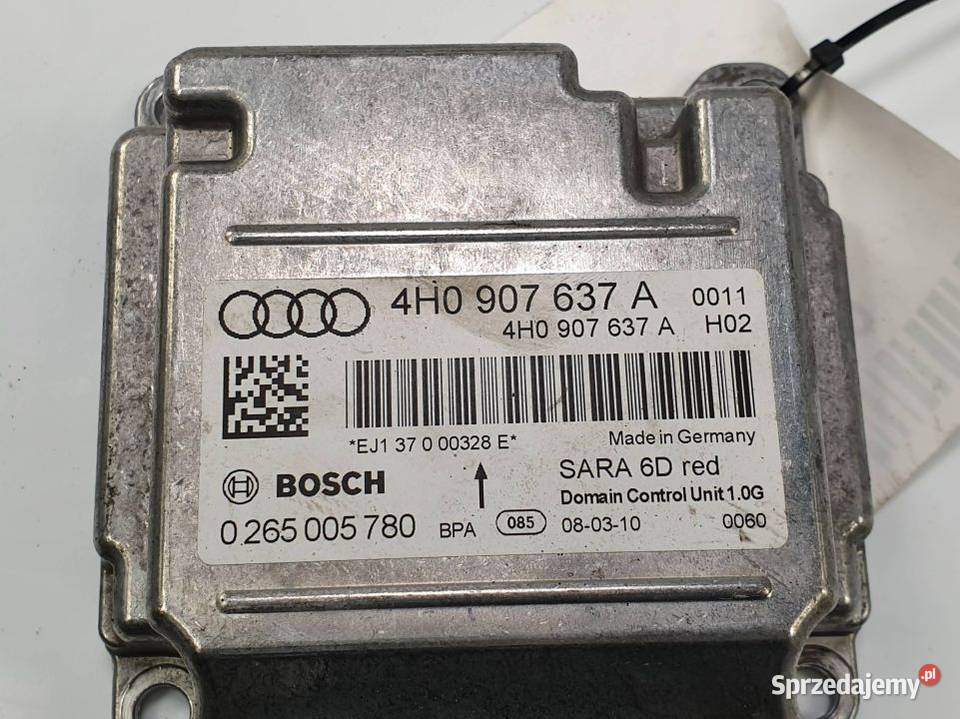 SENSOR AIRBAG AUDI A8 D4 4H0907637A osobowe