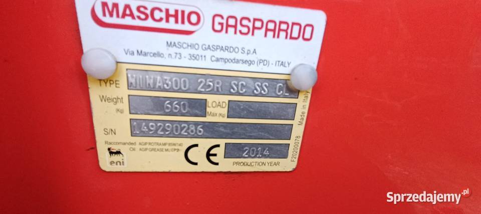 Siewnik do zboża GASPARDO Przyrów