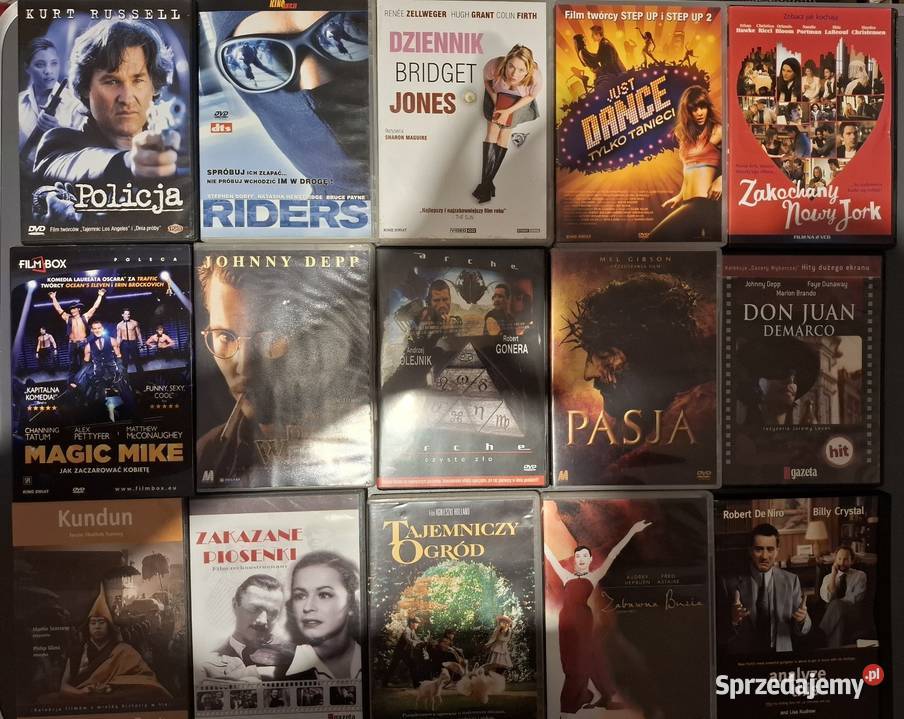 Kolekcja Filmów DVD Część Nowych w Folii 140 Sochaczew