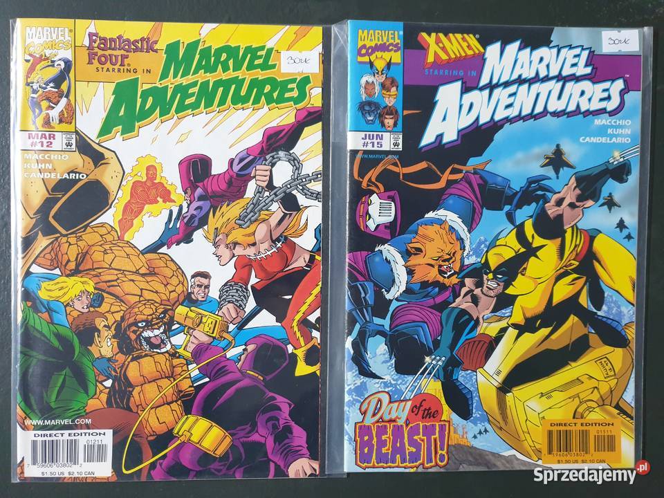 Marvel Adventures 8 oryginalnych komiksów Marvel Gdynia