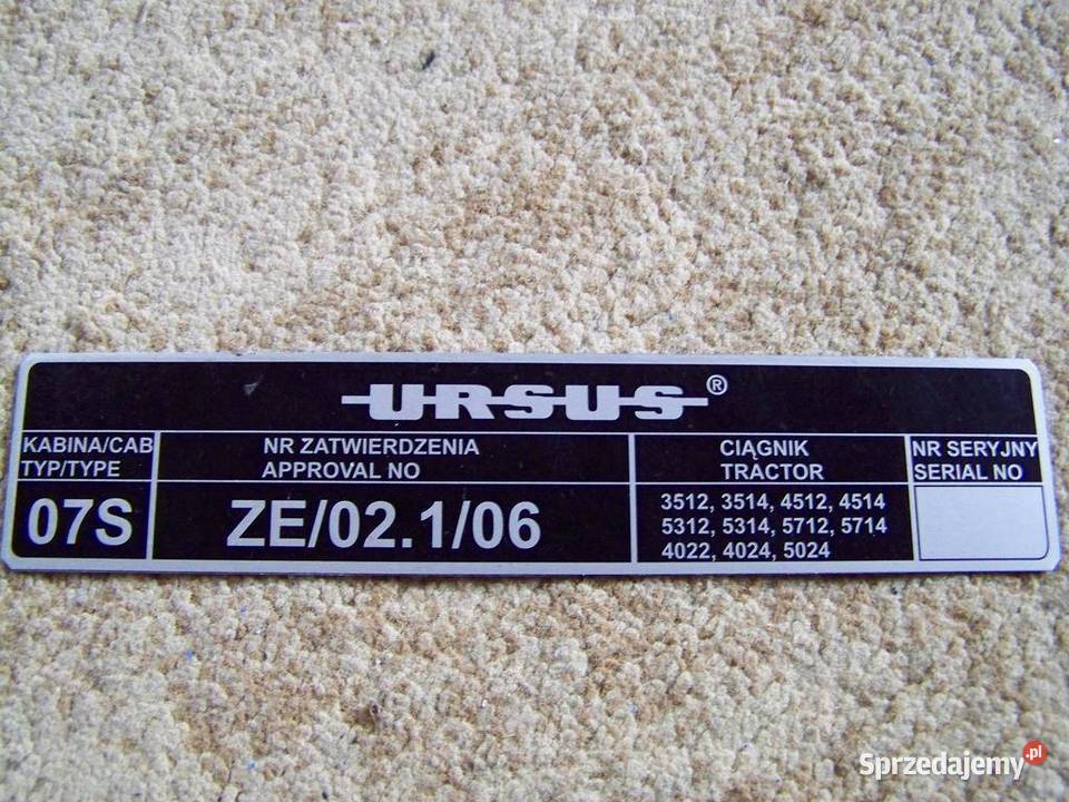 Ursus 3512 3514 4512 4514 5312 5314 5712 5714 Lublin