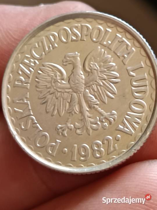Sprzedam monetę 1 zloty 182 lekka skrętka Chełm
