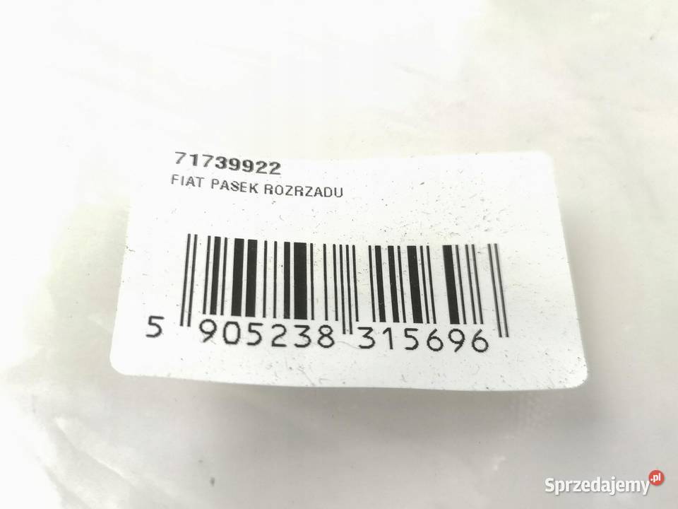 PASEK ROZRZĄDU FIAT ULYSSE LANCIA Z 19942002 20 Rozrząd lubelskie sprzedam