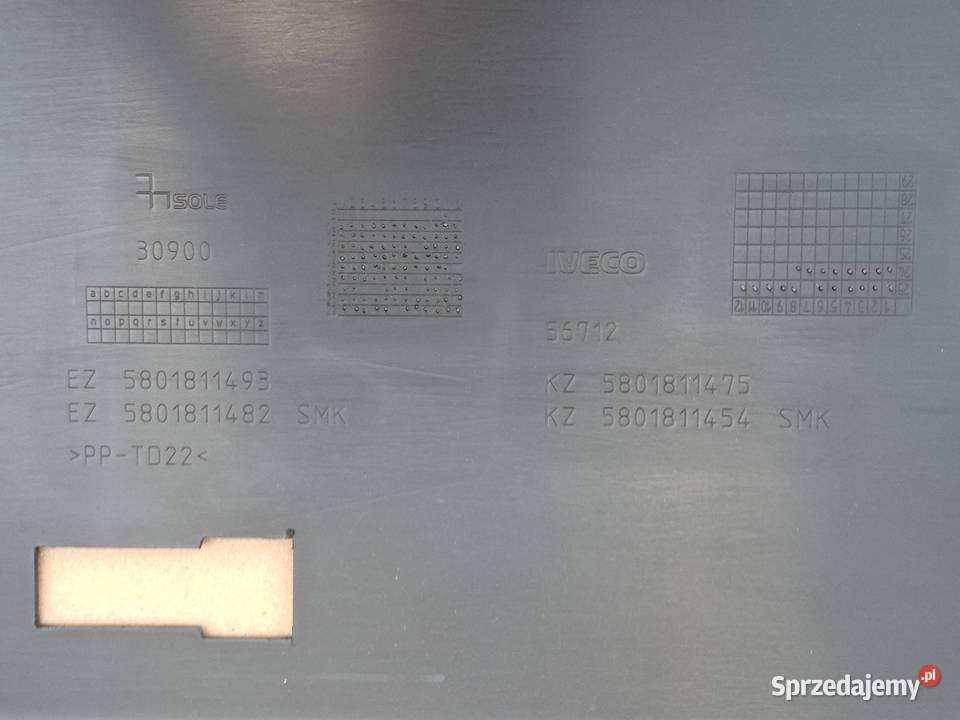 IVECO DAILY 14 LISTWA NAKŁADKA BOCZNA LEWA NOWA dostawcze Bieleń