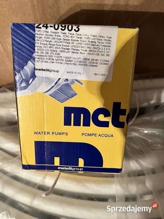 Pompa wody chłodzenie silnika 240903 Metelli Rok produkcji 2021 Warszawa