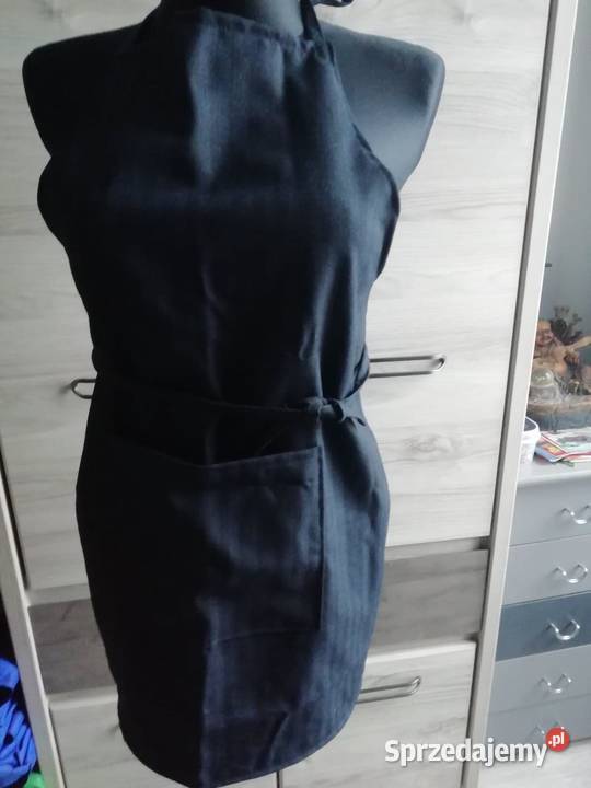 Fartuch kuchenny gastronomiczny czarny granat