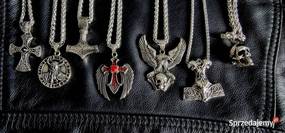 Wisiorek zawieszka stalowa czaszka czacha Harley Sochaczew