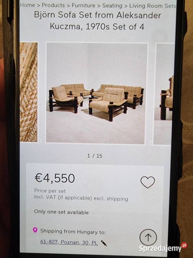 Sofa kanapa 321 zestaw wypoczynkowy bjrn 1975 Poznań
