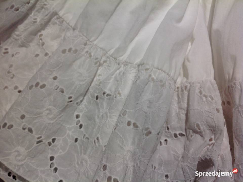 Sukienka Letnia Damska FIZZ STYLE M Biała Haft lubuskie Nowa Sól sprzedam