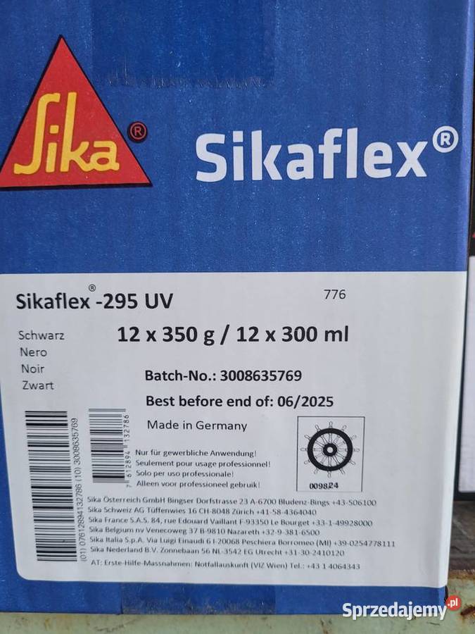 Klej Sikaflex 295 UV 300ml pomorskie