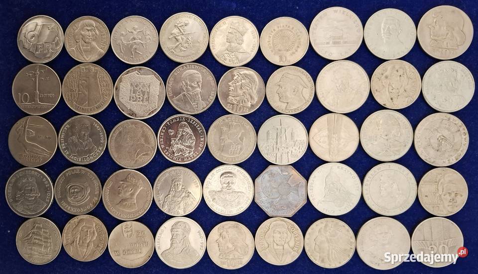 Zestaw Monet 45 sztuk PRL Gliwice sprzedam