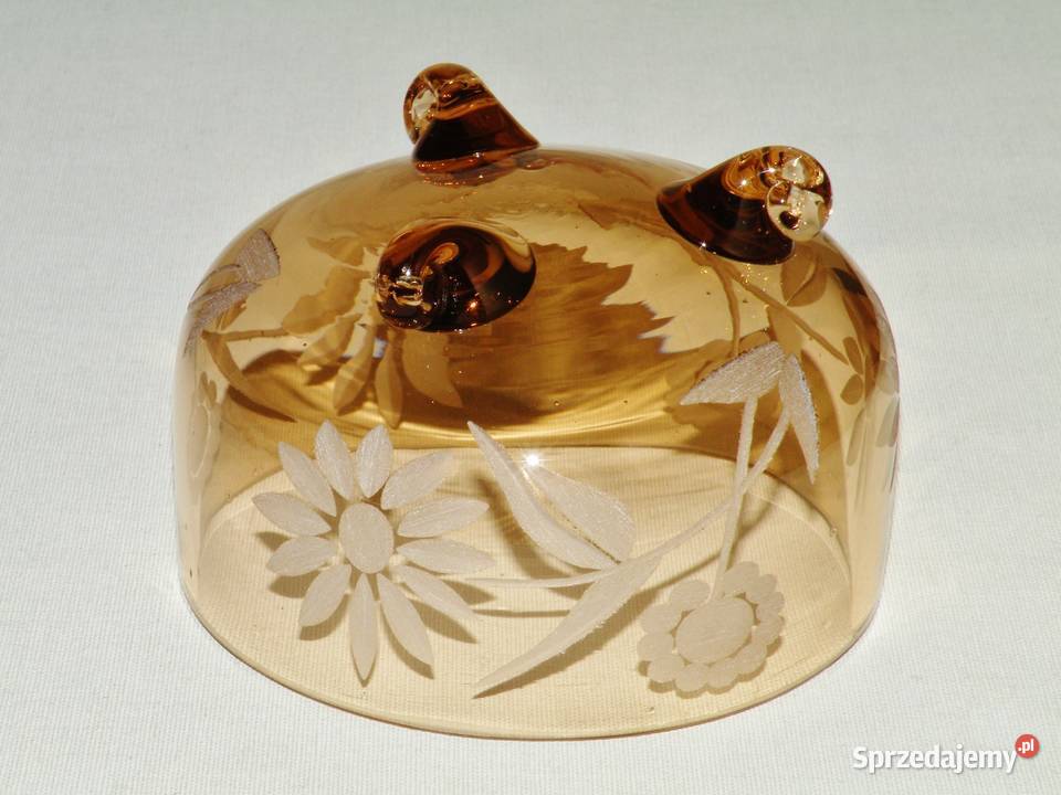 Czarka kryształowa ze szlifem ręcznym z lat 70ch Bydgoszcz