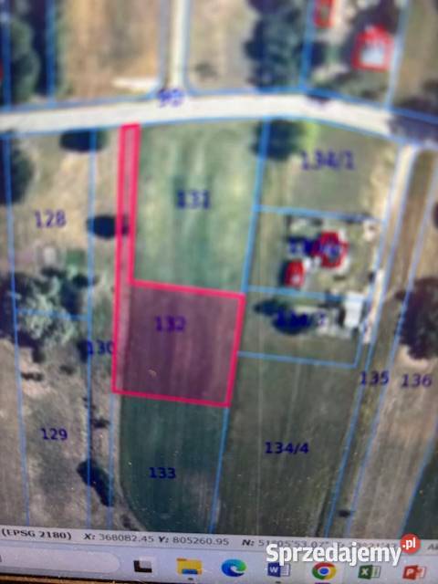 Sprzedam działkę budowlaną 30a Ludwinów Uher gm 3000m2 Sprzedaż