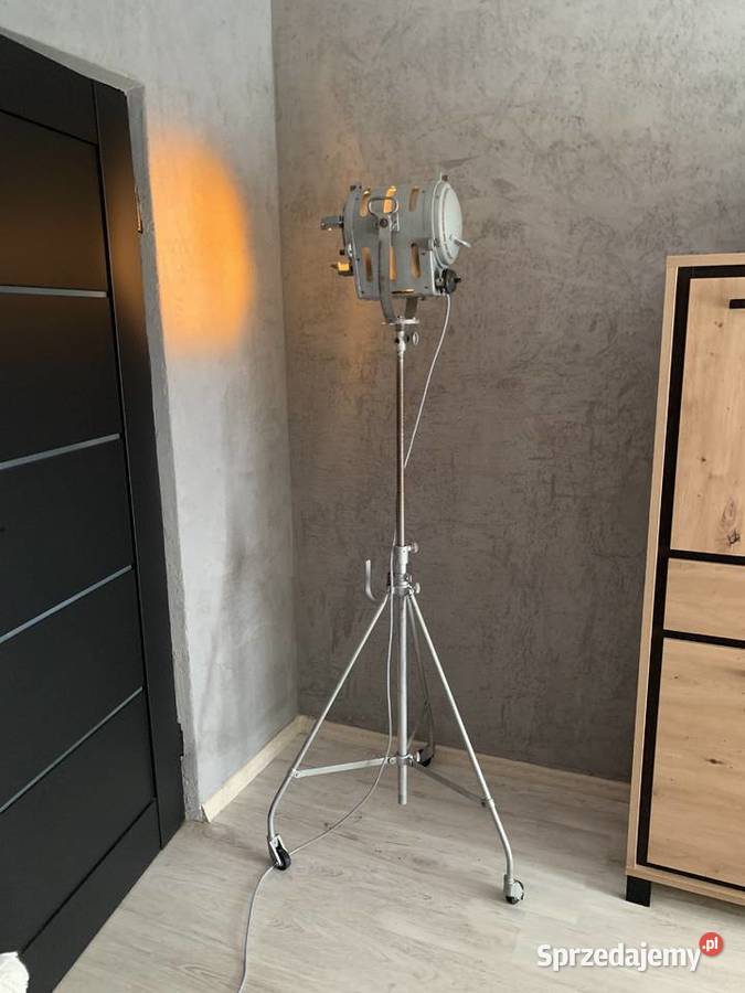 Lampa filmowa PRL loft vintage Poznań