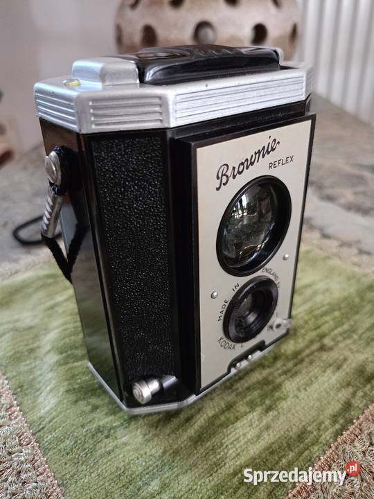 Zabytkowy Aparat KODAK Brownie Reflex Vintage wielkopolskie Drawski Młyn
