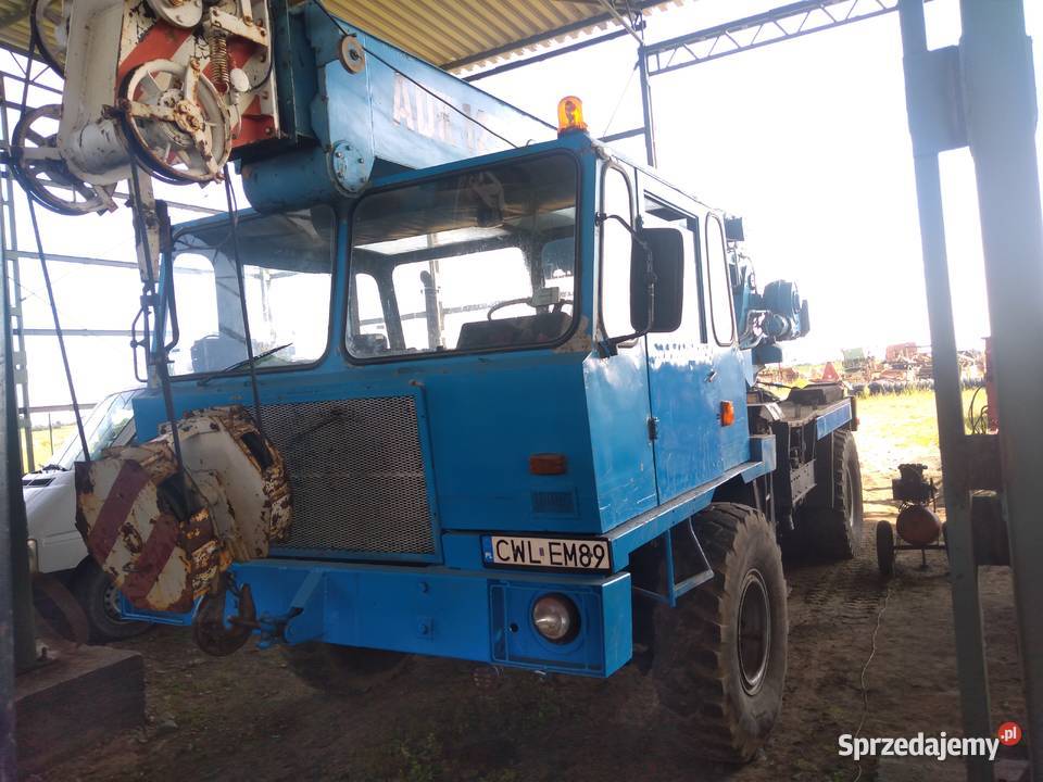 dźwig takraf adk125 żuraw 4x4 udtratyzamiana na Rok produkcji 1978 Probostwo Górne sprzedam