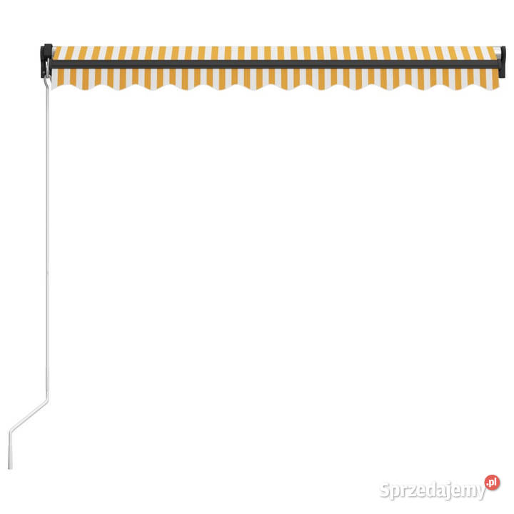 Ręcznie zwijana markiza z LED 300 x 250