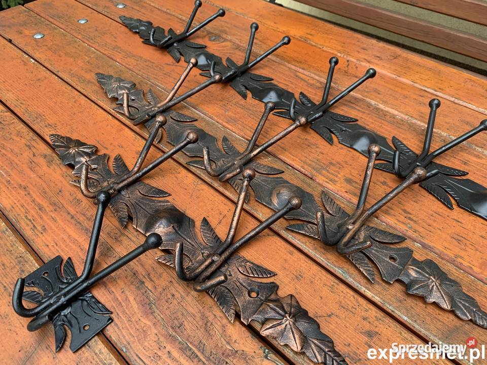 KUTY Wieszak na ubrania do przedpokoju Metalowy czarny Pozostałe Pozostałe Opole