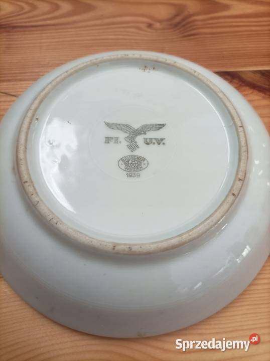 wojskowy talerzyk miseczka 3 rzesza FI UV Warszawa