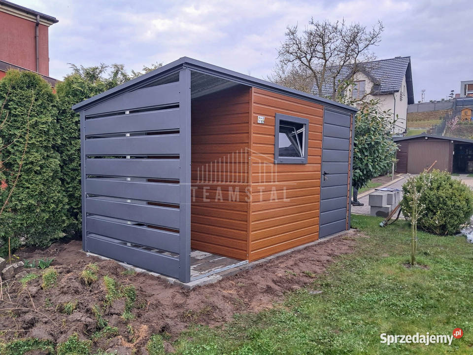 Schowek domek ogrodowy 25x2m wiata 05m drzwi Wieliczka