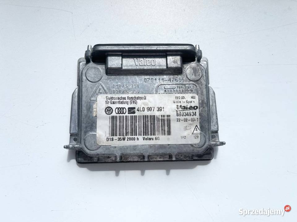 ORYGINALNA PRZETWORNICA 4L0907391 VALEO AUDI BMW Lampy przednie Ostroróg sprzedam