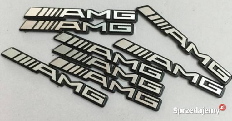 NOWE małe logo AMG znaczek przyklejany emblemat Emblematy