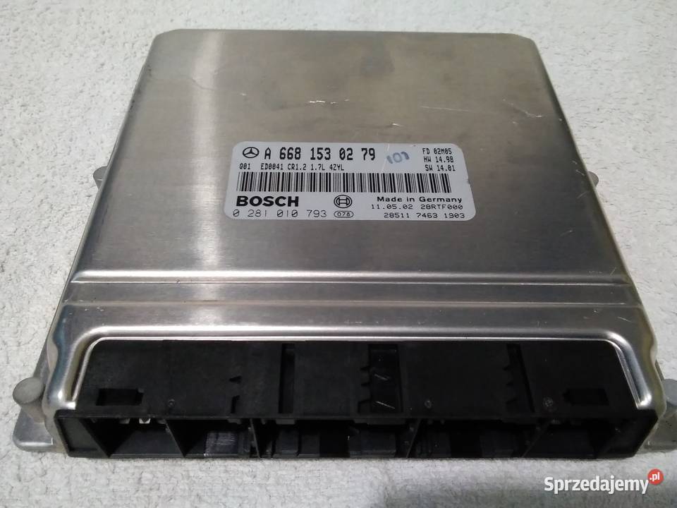 Komputer sterownik silnika Bosch Mercedes A Katowice