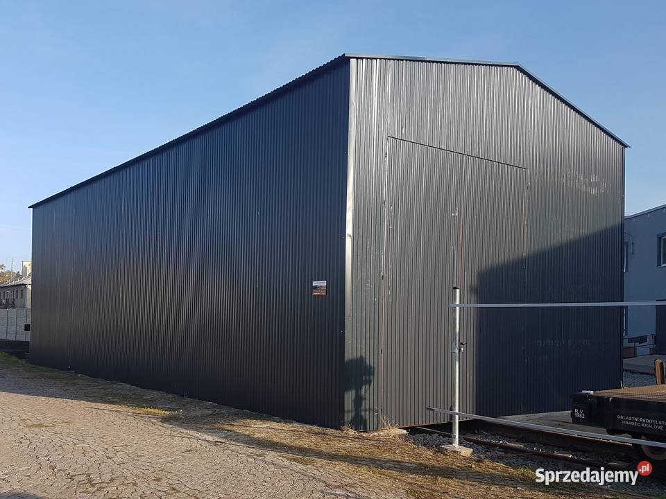Blaszana hala 715m grafit Kraków