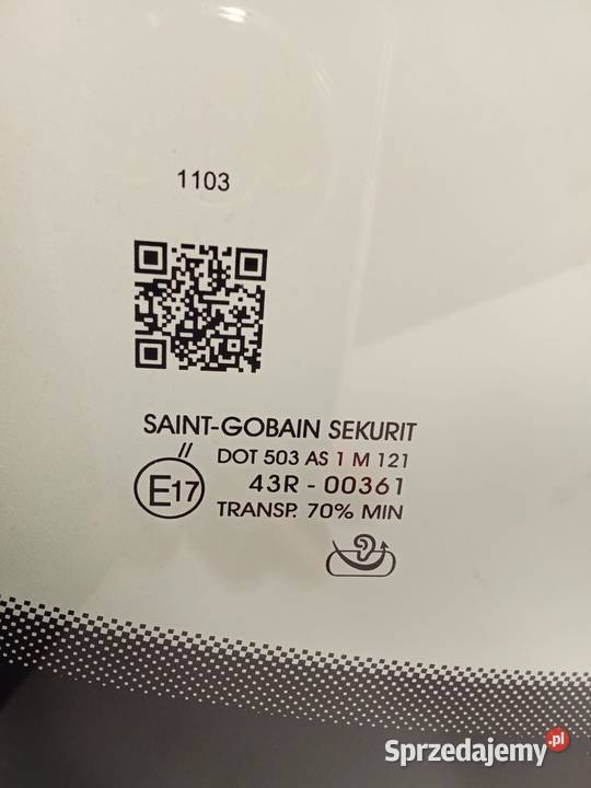 Szyba Przednia Alfa Romeo Mito 08 Sensor osobowe