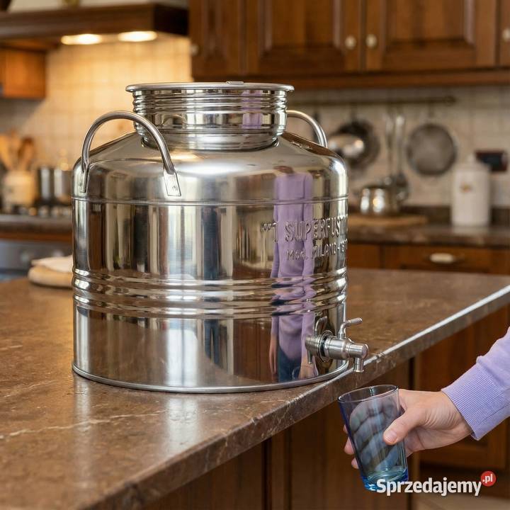 Antałek Beczka Dyspenser stal nierdzewna inox