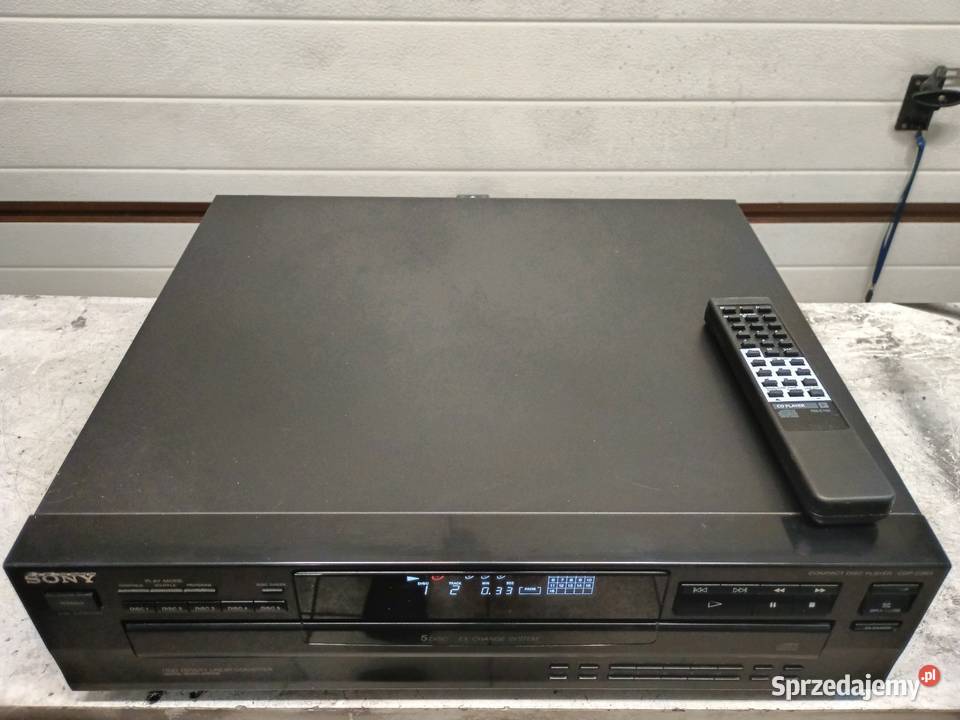 Zmieniarka CD X5 SONY pilot optical Odtwarzacze CD i MD Lubin