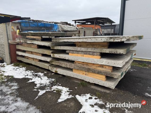 Płyty betonowe drogowe zbrojone sprzedam